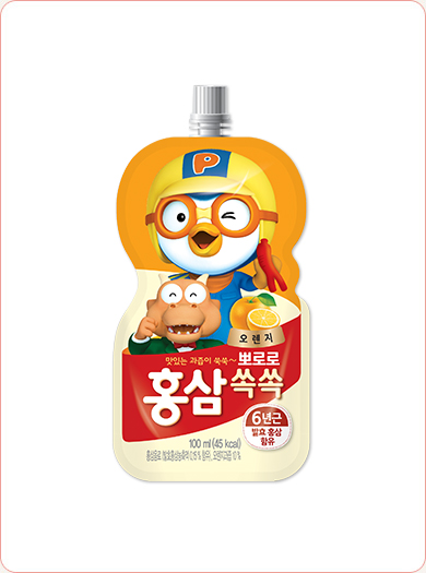 Pororo Pouch Red Ginseng Orange