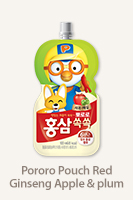 Pororo Pouch Red Ginseng Apple & plum