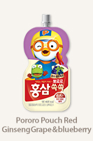 Pororo Pouch Red Ginseng Grape & blueberry