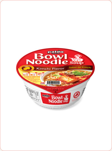 Bowl Noddles Kimchi Flavor